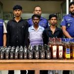 নালিতাবাড়ীতে ২৭৩ বোতল ভারতীয় মদ ও পিকআপসহ আটক ৩ - Chief TV